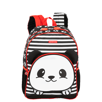 Mochila Média Sestini Kids Panda 4 - Colorido