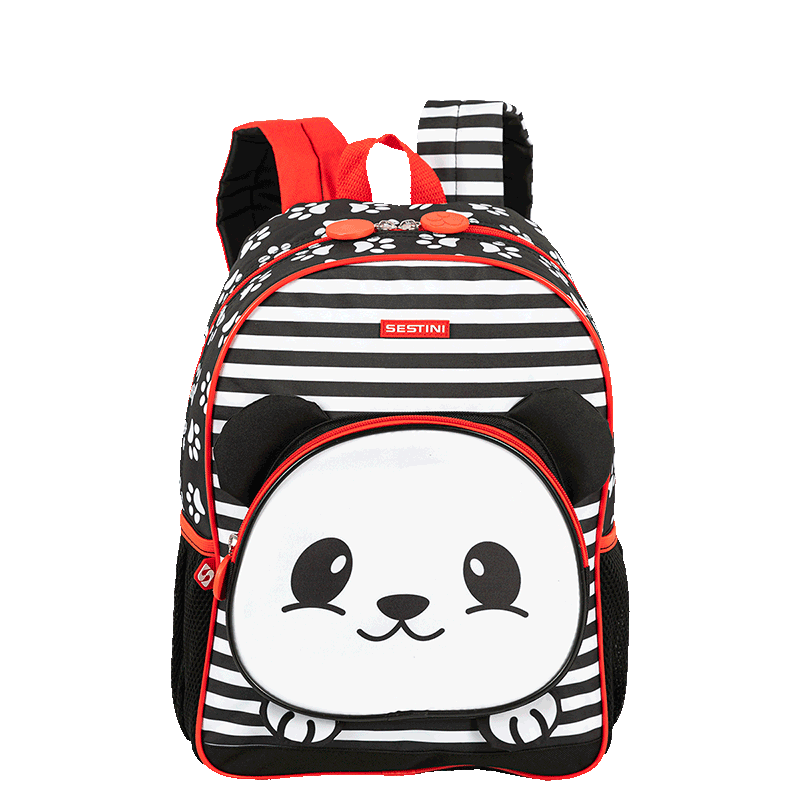 Mochila Média Sestini Kids Panda 4 - Colorido