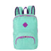 Kit  Mochila Grande Sestini Happy e Estojo com Bolso Azul - Turquesa