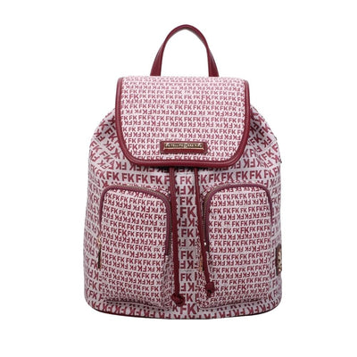 Mochila Grande Fellipe Krein Ss23 Monograma Fk627 - Vinho