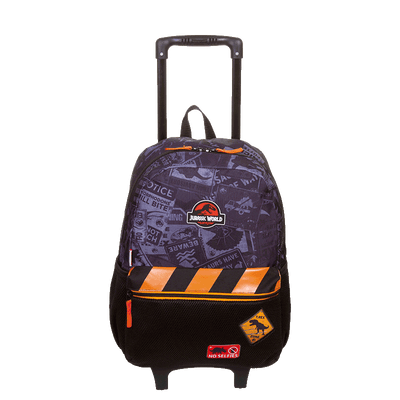 Mochila de Rodinha Grande Jurassic M Plus - Colorido