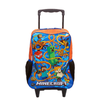 Mochila de Rodinha Grande Minecraft M - Colorido