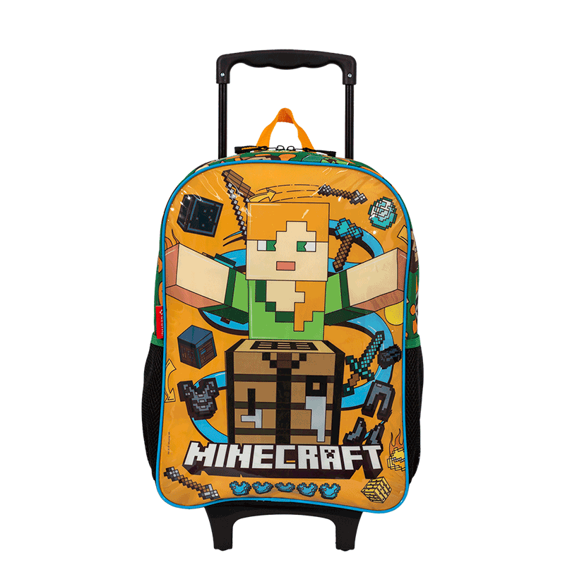 Mochilete Grande Minecraft Funtage - Colorido