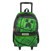 Mochilete Grande Minecraft Acid - Colorido