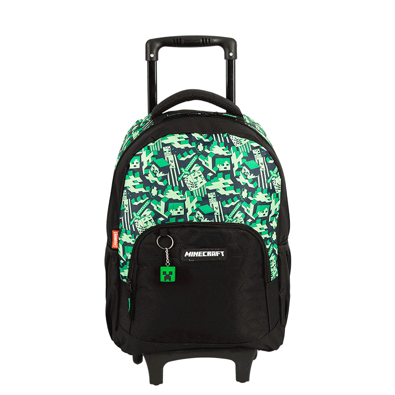 Mochilete Grande Minecraft Camoterra - Colorido