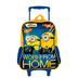 Kit Mochilete Grande mais Lancheira Pequena e Estojo 2 Compartimentos Minions M Gamer - Colorido