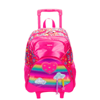 Mochila de Rodinha Grande Sestini Y Pink - Colorido