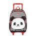 Kit  Mochilete Média e Estojo 2 Compartimentos Sestini Kids X Panda 4 - Colorido