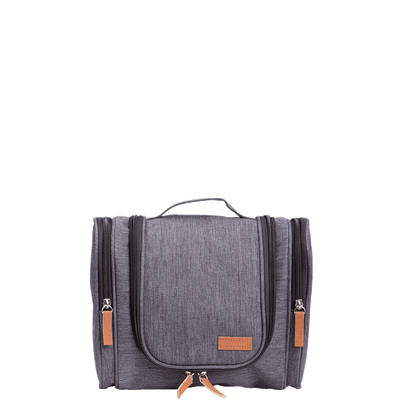 Necessaire Grande com Divisão - Cinza