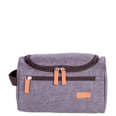 Necessaire Grande Masculina com Alça - Cinza