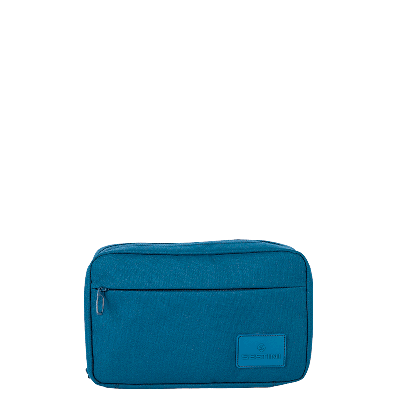 Necessaire Organizador de Cabos e Acessórios Eletronicos Azul - Marinho