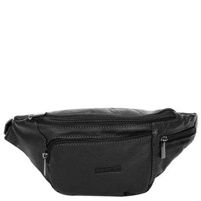 Pochete Couro Sestini Texas - Preto