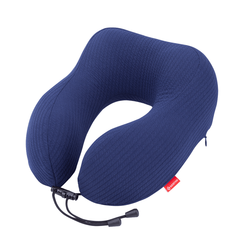 Travesseiro de Memória Ergonômico Texturizado - Marinho